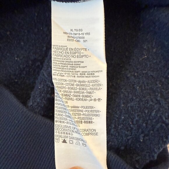 Levis Youth XL Colorblock Pullover Hoodie With Kangaroo Pocket & Logo Print - Picture 7 of 12